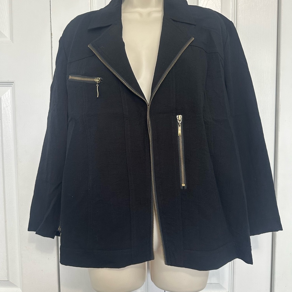 Multiples Black Utility Jacket